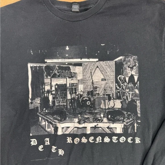 Jeff Rosenstock Tultex Black Graphic Long Sleeve Tour Tee - Picture 2 of 4